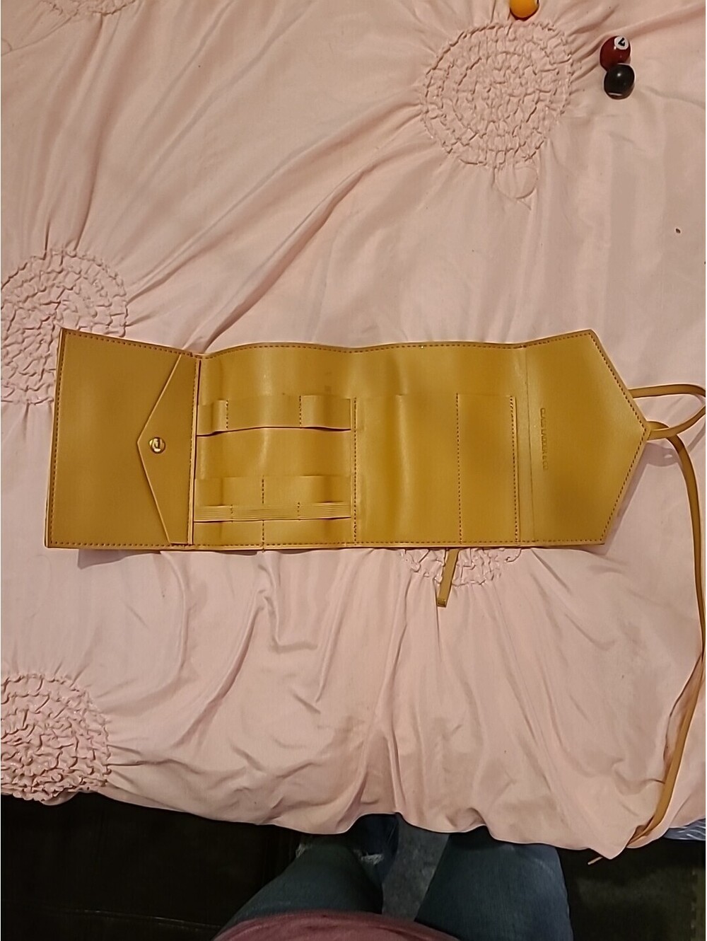 Glass Ladder & Co Katherine Tech Organizer Roll Honey Color